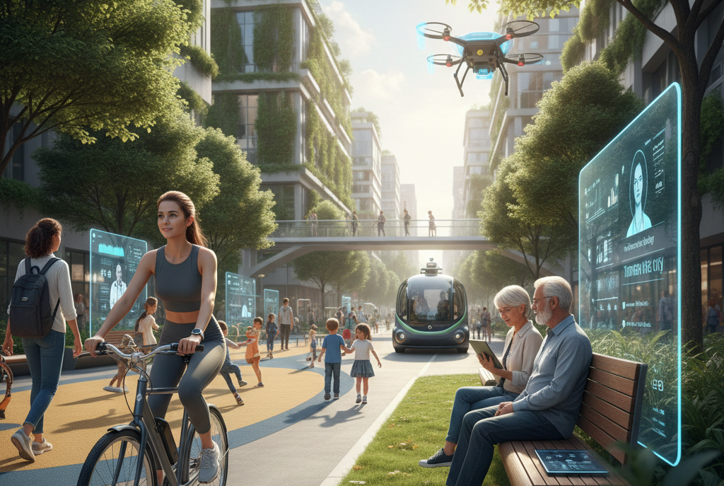 Wie Technologie unser Wohlbefinden in der Stadt von morgen schützt